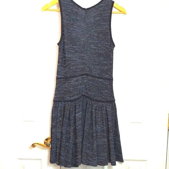 Tibi Black Ribbed Knit Dress Sz 4 - Picture 2 of 11